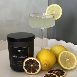 Margarita  cocktail-candle